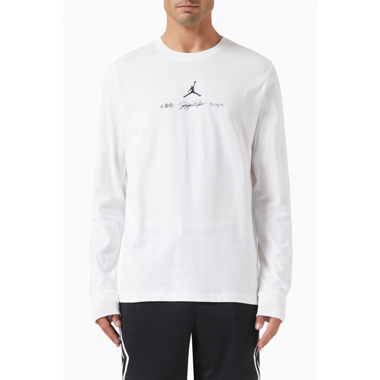 Jordan - Dri-FIT Sport Graphic Print T-shirt in Cotton