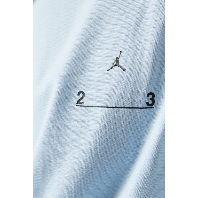 Jordan - Engineered T-shirt in Cotton Blue