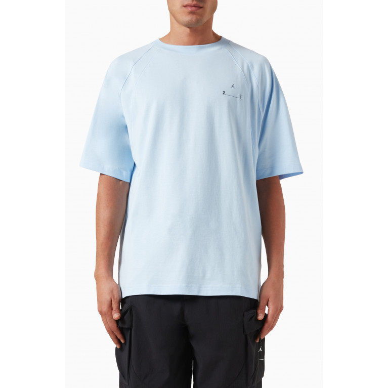 Jordan - Engineered T-shirt in Cotton Blue