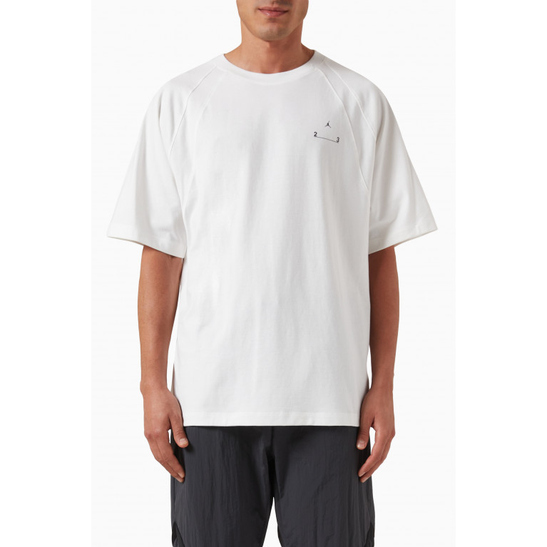 Jordan - Engineered T-shirt in Cotton White