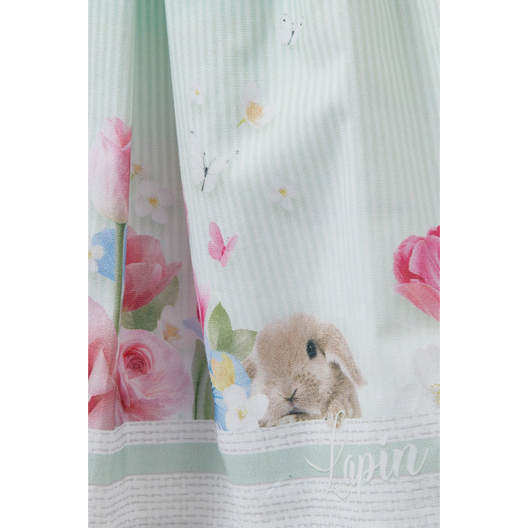 Lapin House - Floral Dress in Cotton