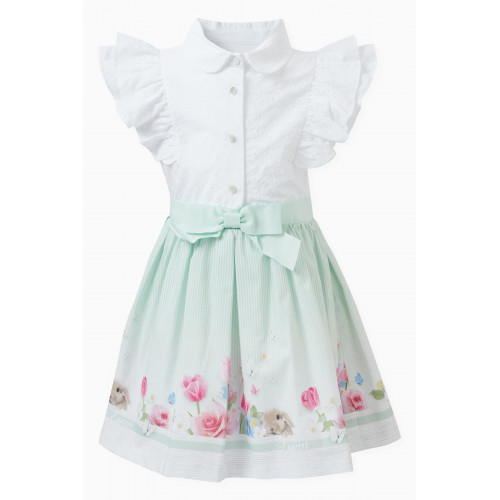 Lapin House - Floral Dress in Cotton