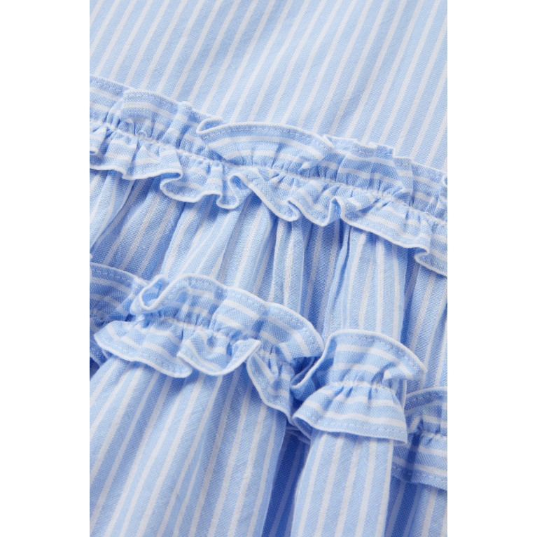 Lapin House - Striped Bow Dress in Cotton