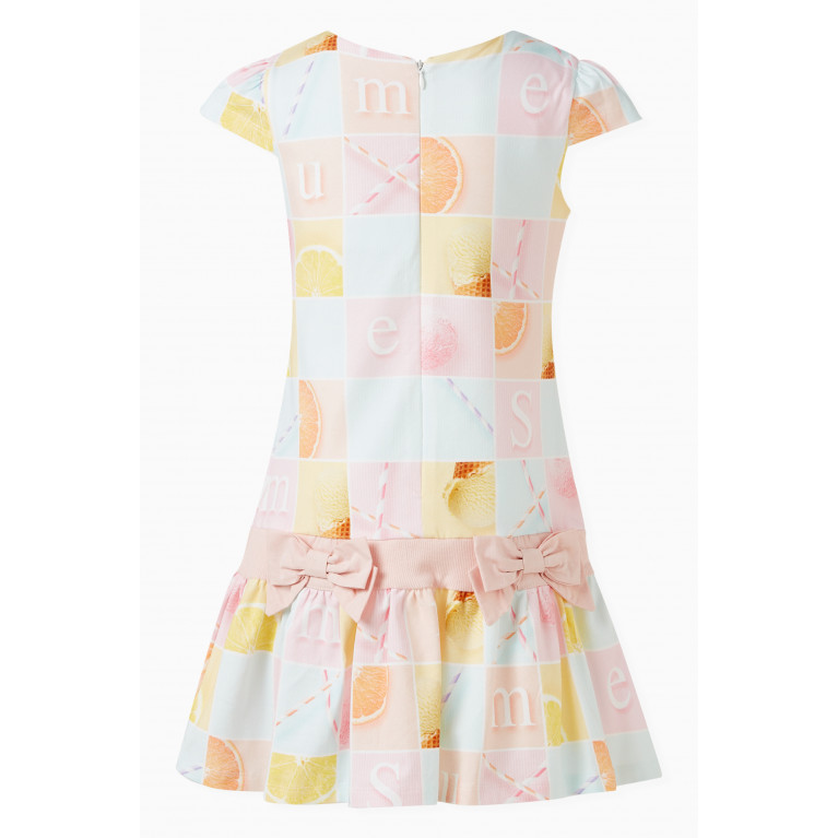 Lapin House - Sleeveless Chequered Dress in Cotton Stretch