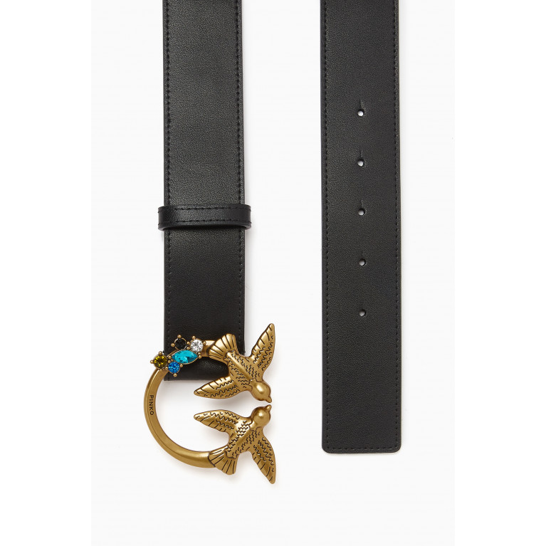 PINKO - Love Berry H4 Belt in Leather