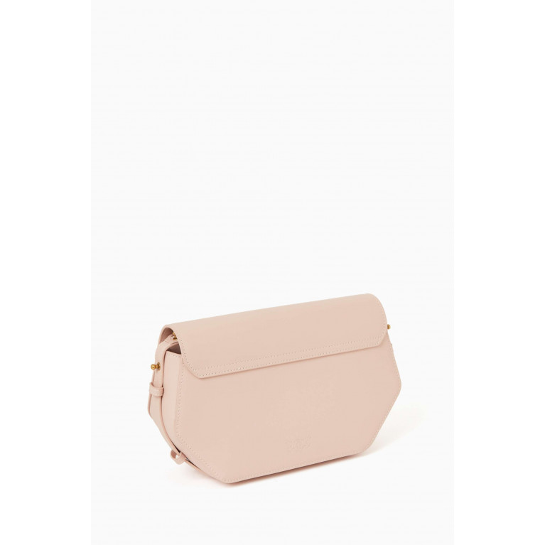 PINKO - Love Click Hexagon Bag in Leather