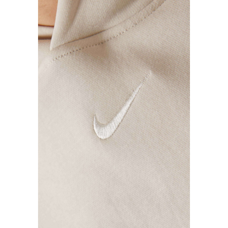 Nike - Phoenix Oversized Hoodie in Cotton-fleece Neutral