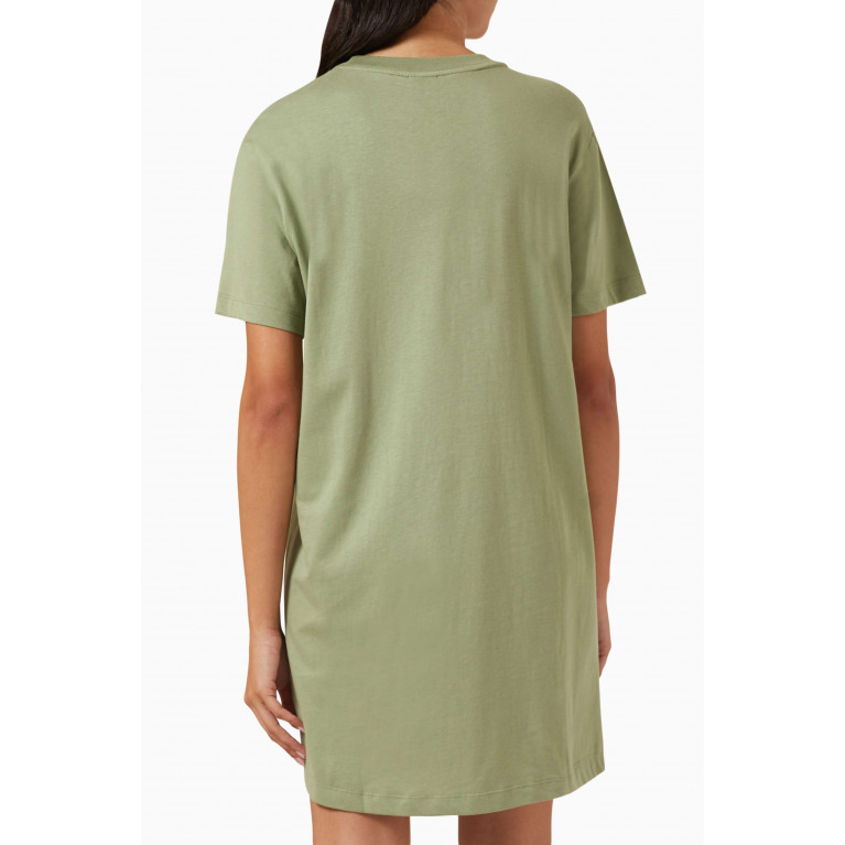 Nike - Sportswear Essential T-shirt Mini Dress in Cotton-jersey Brown