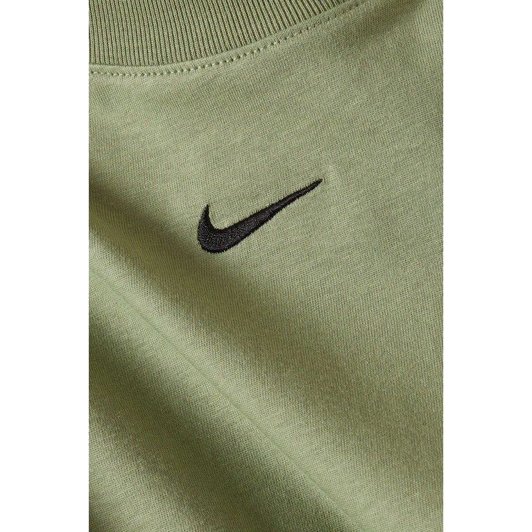 Nike - Sportswear Essential T-shirt Mini Dress in Cotton-jersey Brown