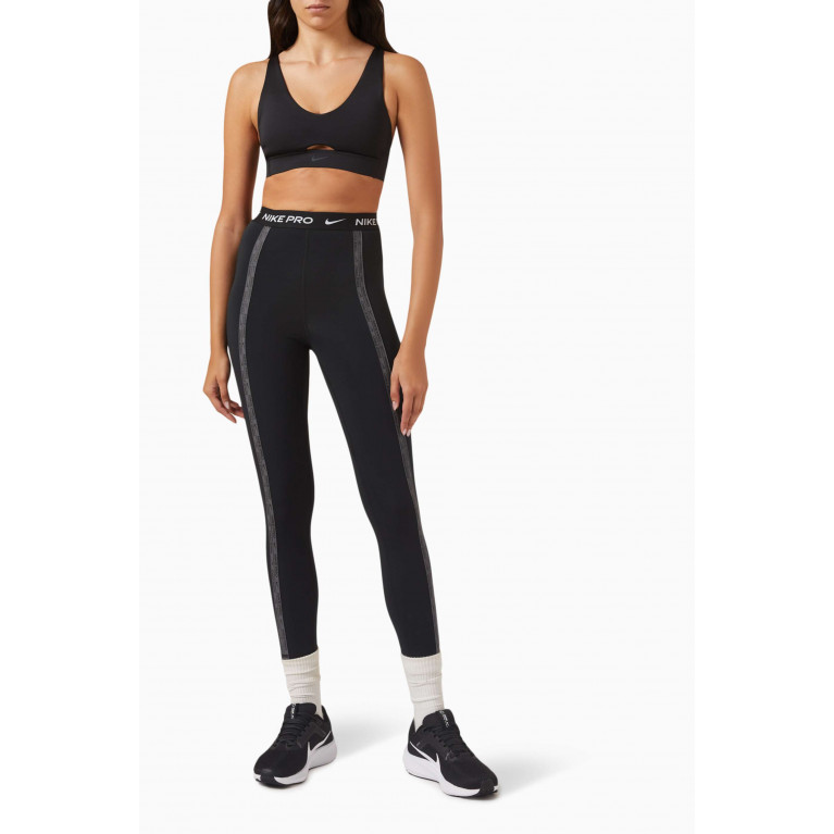 Nike - Indy Dri-FIT Cut-out Padded Sports Bra in Jersey Black