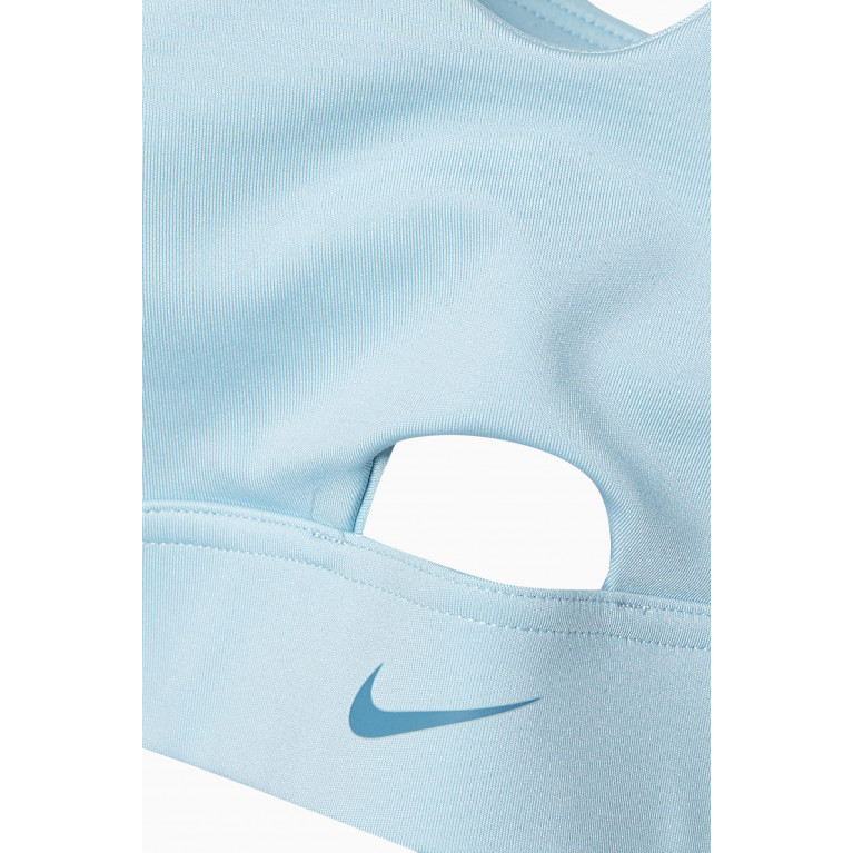 Nike - Indy Dri-FIT Cut-out Padded Sports Bra in Jersey Blue