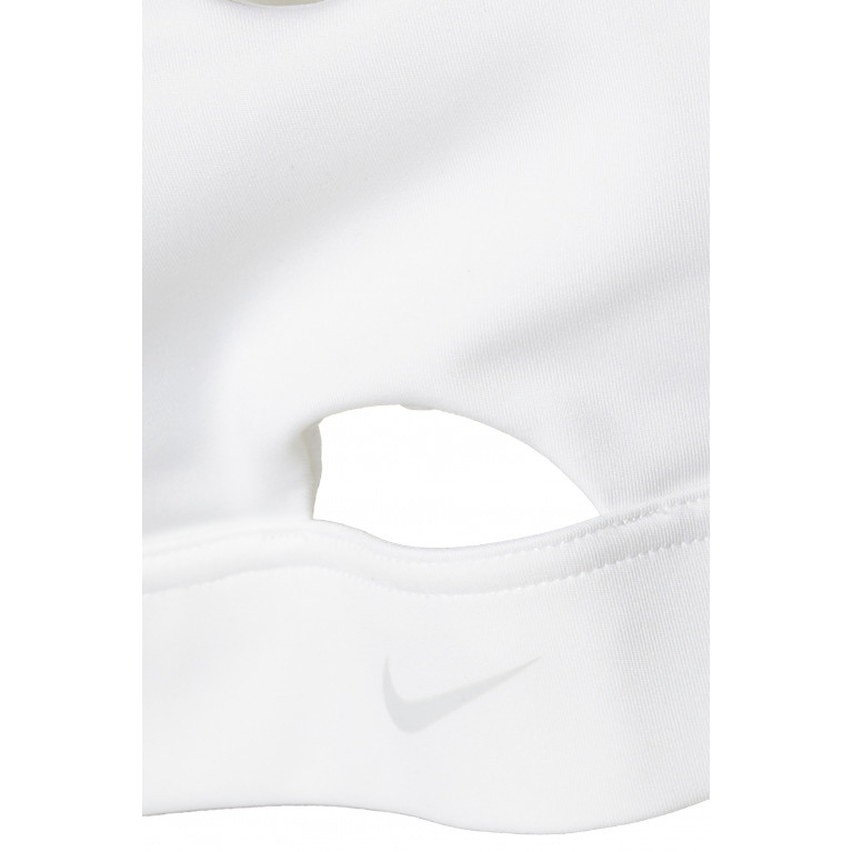Nike - Indy Dri-FIT Cut-out Padded Sports Bra in Jersey White