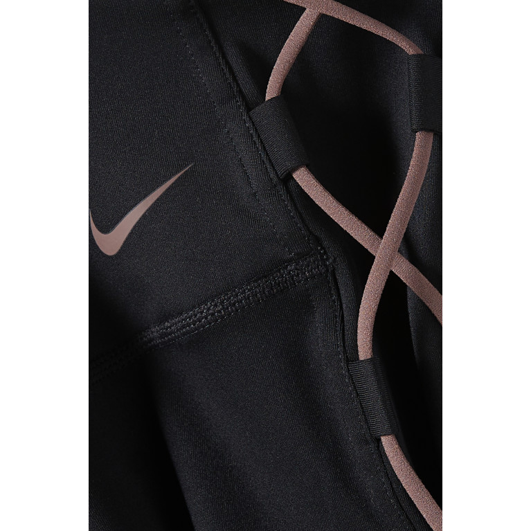 Nike - DRI-Fit One Novelty 7/8 Leggings in Stretch Nylon Black