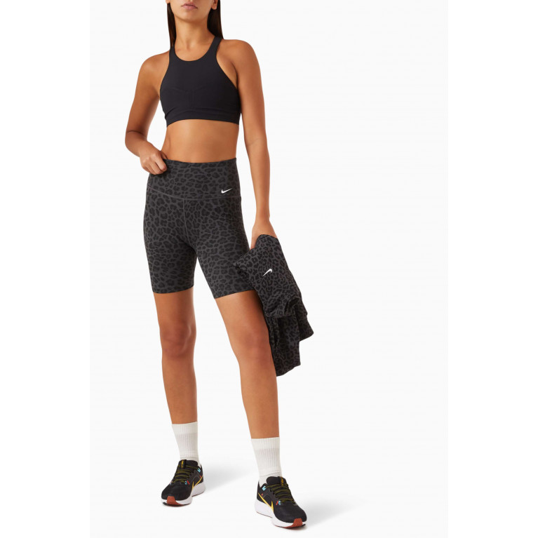 Nike - High-Waist Leopard-print Biker Shorts