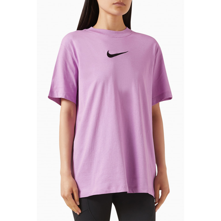 Nike - Sportswear T-shirt in Cotton Purple