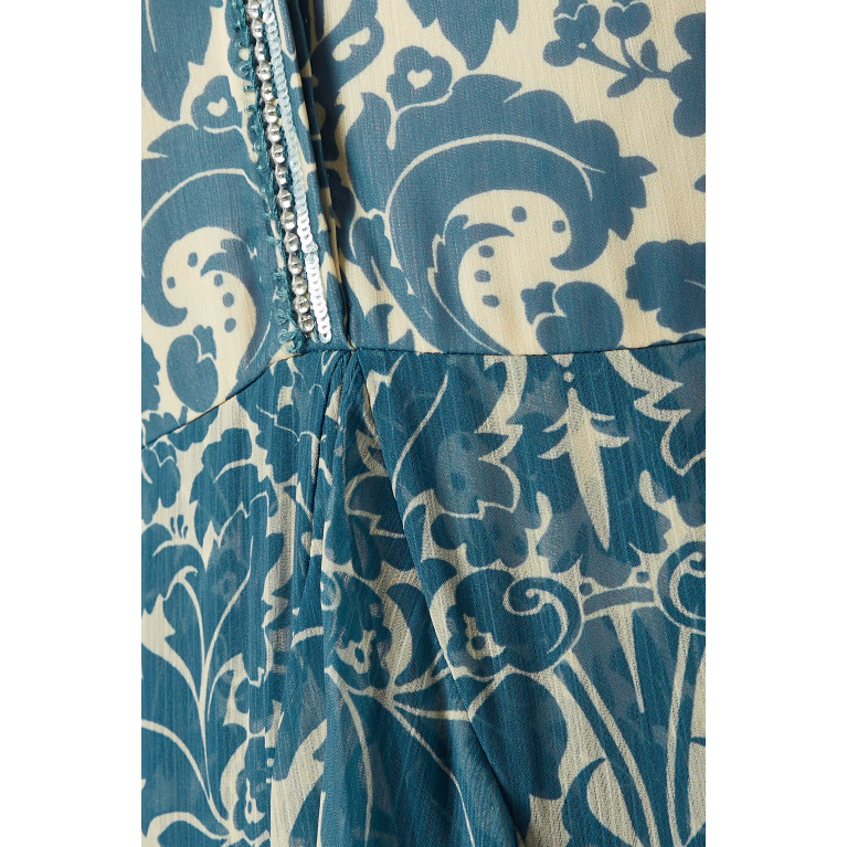 Kalico - Calligra Maxi Dress in Chiffon Blue