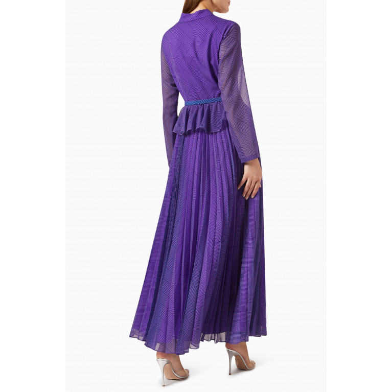 Kalico - Occasion Maxi Dress in Chiffon Purple