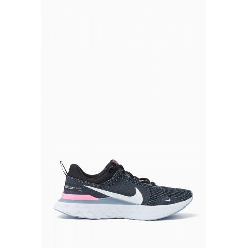 Nike Running - Infinity React 3 Running Shoes in Flyknit Black