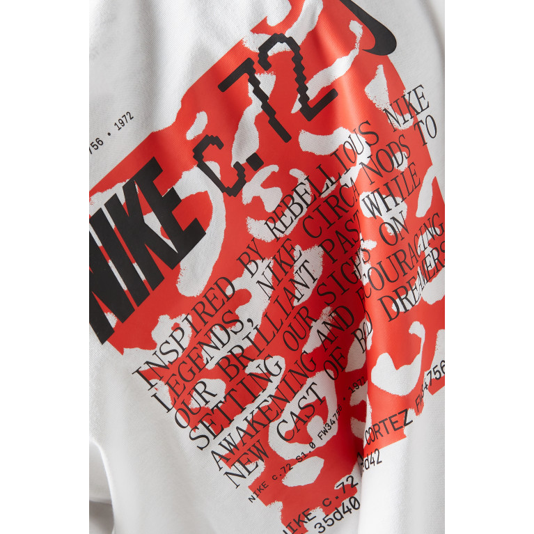 Nike - Long Sleeve T-shirt in Cotton Jersey White