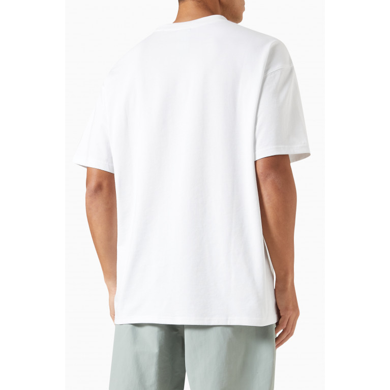 Nike - ACG Logo Patch T-shirt in Poly-cotton Blend White