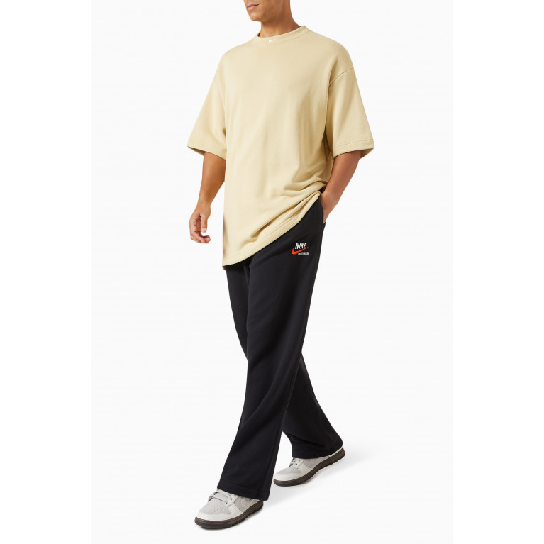 Nike - Oversized T-shirt in Cotton Jersey Yellow