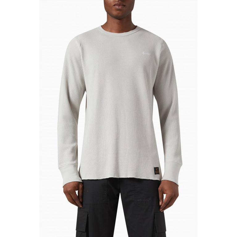 Nike - Long Sleeve T-shirt in Waffle Knit