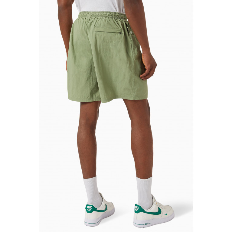 Nike - Solo Swoosh Shorts in Stretch Nylon Green