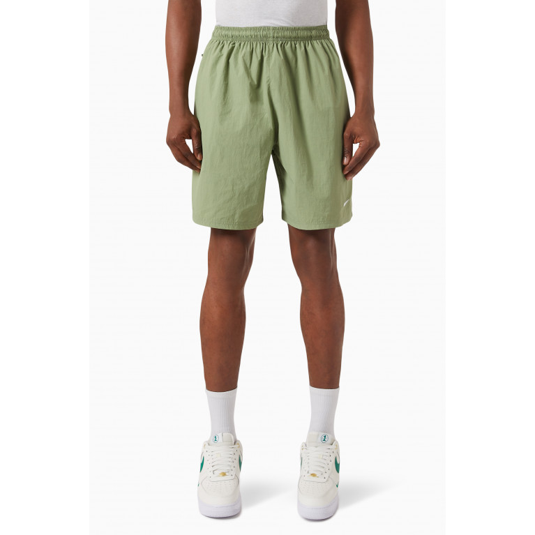 Nike - Solo Swoosh Shorts in Stretch Nylon Green