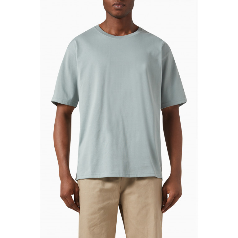 Nike - Boxy T-shirt in Cotton Jersey Grey
