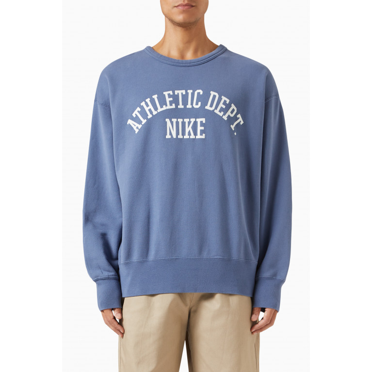 Nike - Sportswear Trend Logo Sweatshirt in Cotton Fleece