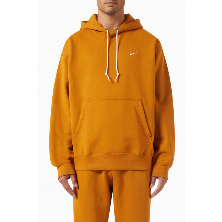 Nike - Logo Hoodie in Fleece Yellow