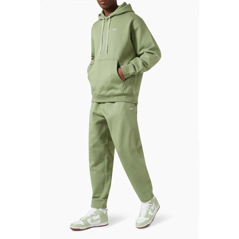 Nike - Logo Hoodie in Fleece Green