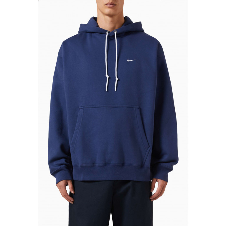 Nike - Logo Hoodie in Fleece Blue