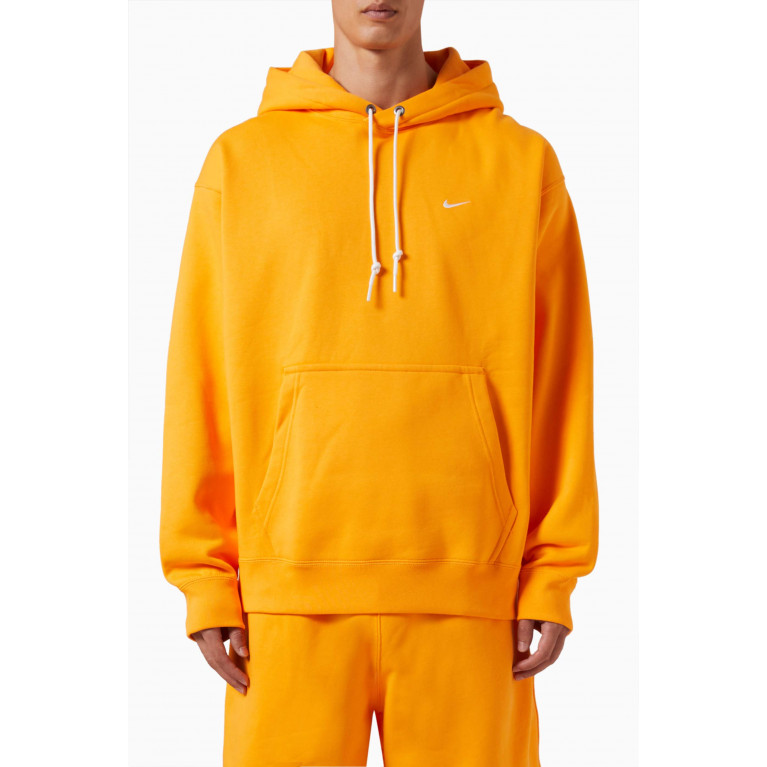 Nike - Logo Hoodie in Fleece Orange