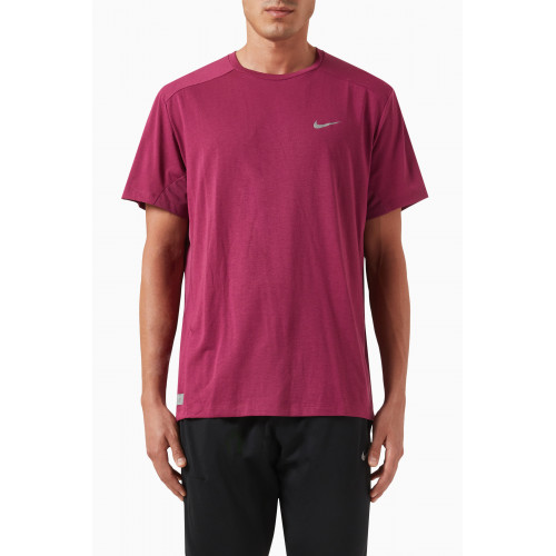 Nike Running - Dri-Fit Run Division Rise 365 T-Shirt in Nylon Purple