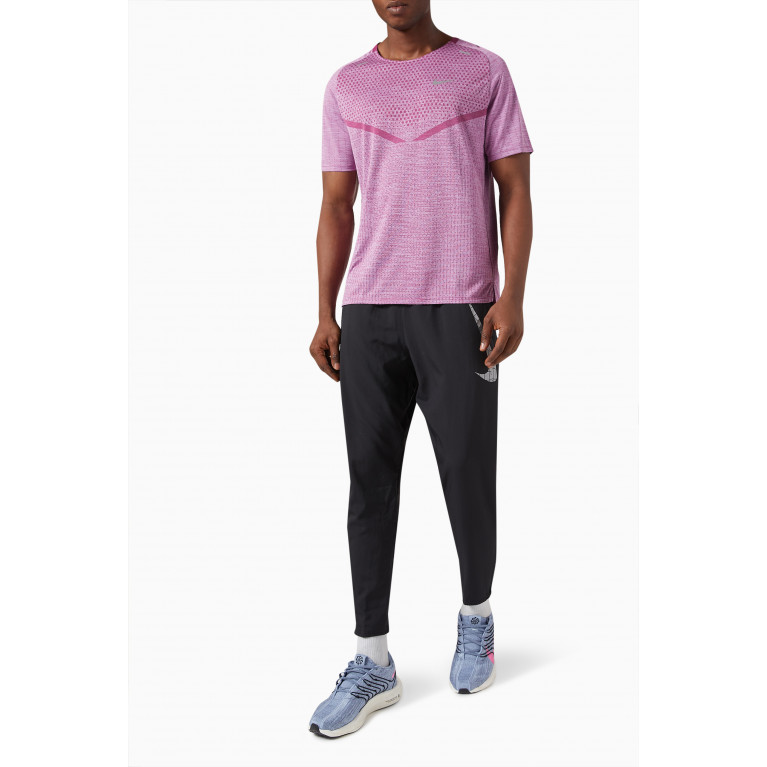 Nike Running - Dri-FIT ADV Techknit Ultra T-shirt in Recycled Nylon Purple