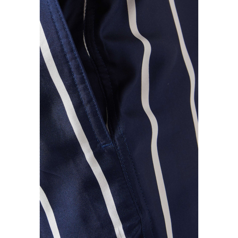Ami - Striped Shorts in Silk