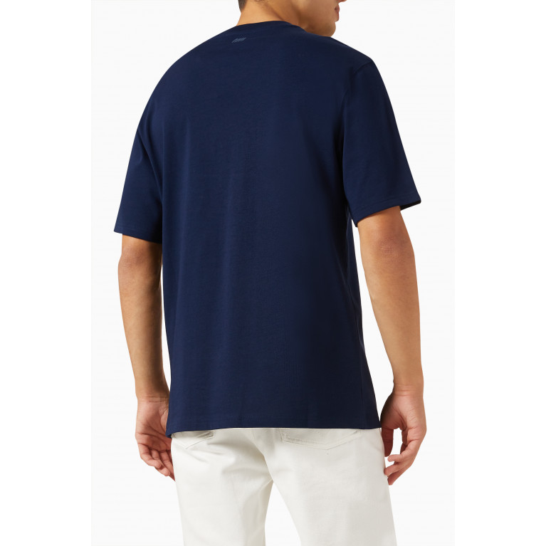 Ami - Coeur Sacre T-shirt in Cotton Blue