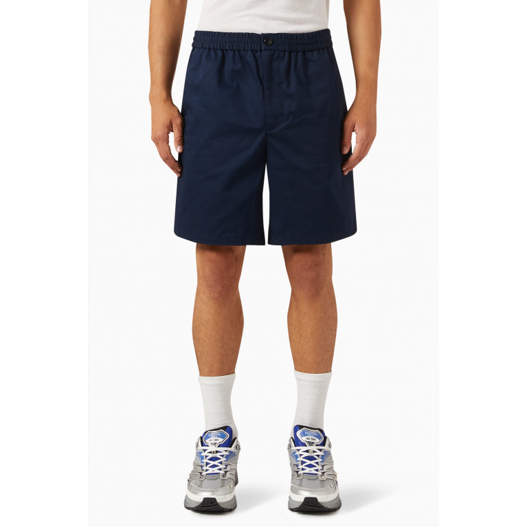 Ami - Ami De Coeur Track Shorts in Cotton Blue