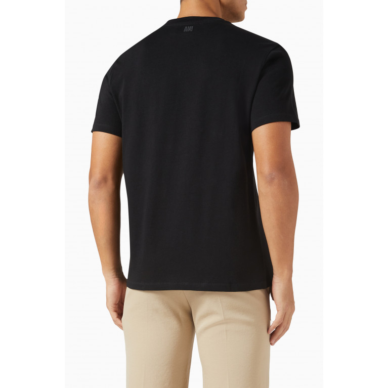 Ami - ADC T-shirt in Cotton Jersey Black