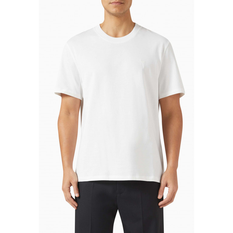 Ami - ADC T-shirt in Cotton Jersey White