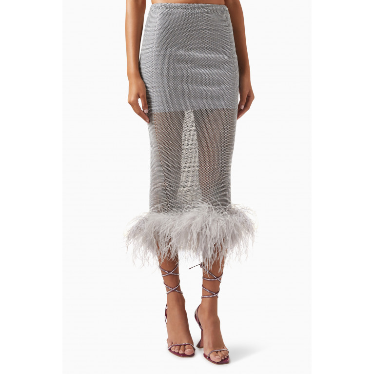 Santa Brands - Feathers Midi Skirt