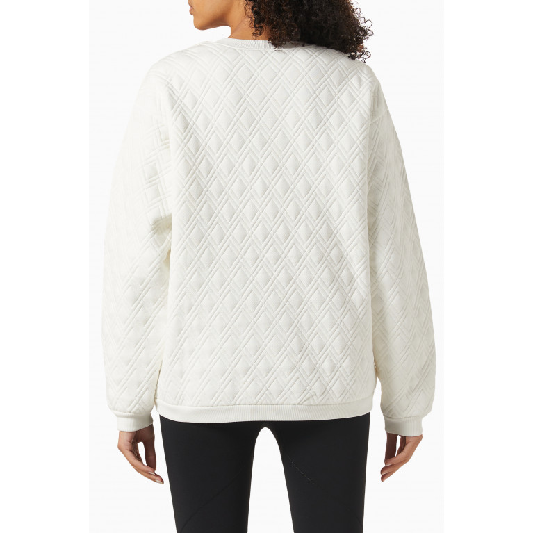 Gucci - Vintage Logo Quilted Sweatshirt in Cotton