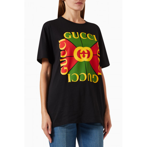 Gucci - Graphic T-shirt in Jersey Black