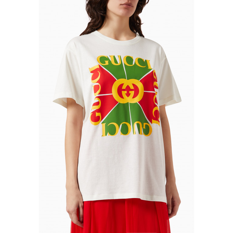 Gucci - Graphic T-shirt in Jersey White