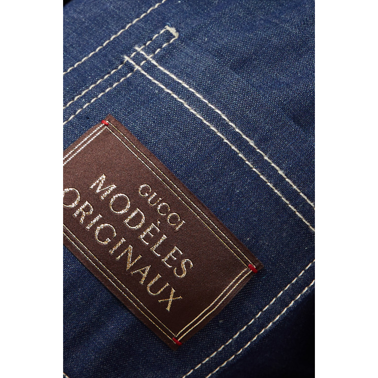Gucci - Gucci Modèles Originaux Crop Jacket in Denim