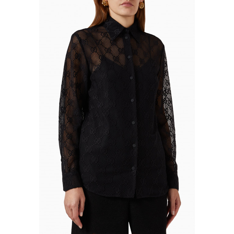 Gucci - GG Shirt in Lace