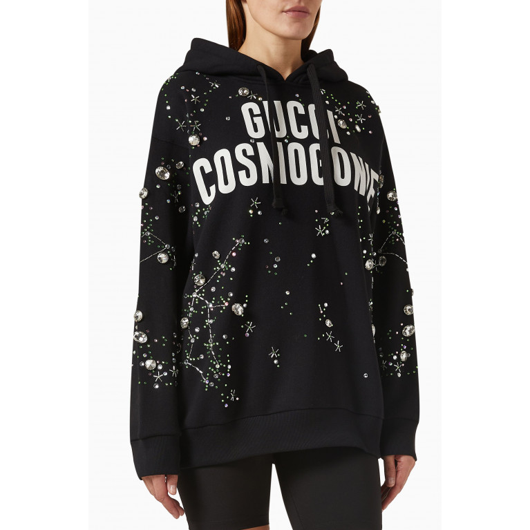 Gucci - Cosmogonie Hoodie in Felted Cotton Jersey