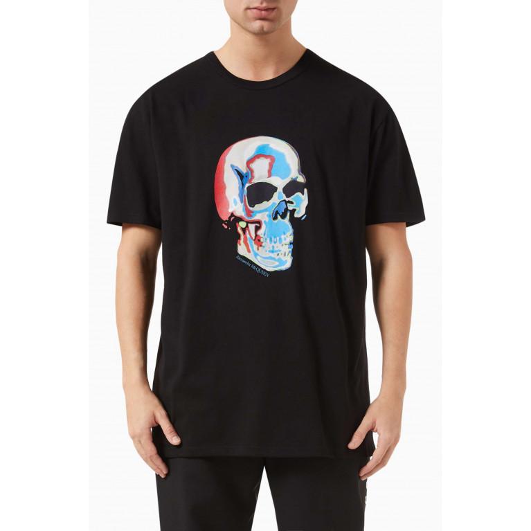 Alexander McQueen - Skull T-shirt in Cotton Jersey