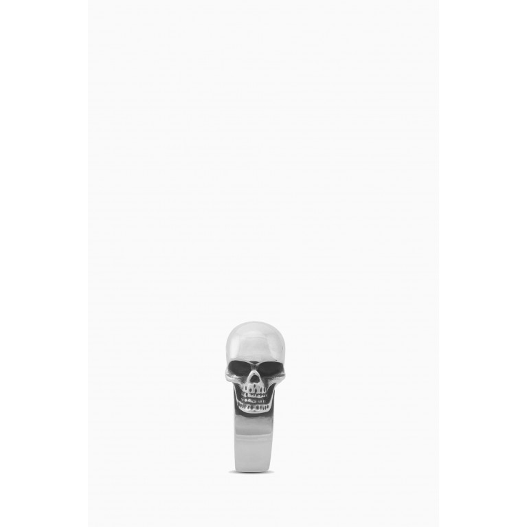 Alexander McQueen - The Side Skull Ring in Eco Brass